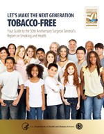 Cover to the Consumer Booklet of the 50th Anniversary Surgeon General's Report on Smoking and Health