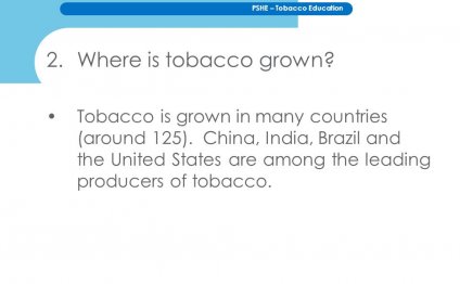 Where is tobacco grown?