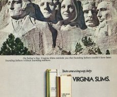 The Philip Morris Company introduced the Virginia Slims brand of cigarettes in 1968 with the memorable tagline, “You’ve come a long way, baby.”