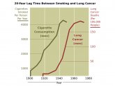 Cigarette smoking and lung cancer