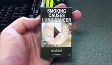 NEW! 2012 Plain packaging Cigarette packet (Smoking Causes